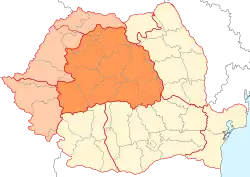      Vlastní Sedmihradsko      Banát, Krišana a Maramureș