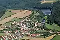 Obec Trausnitz a přehrada