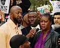 Rodina Trayvona Martina při protestech