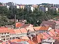 Střechy východní části náměstí