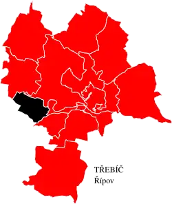 Řípov na mapě