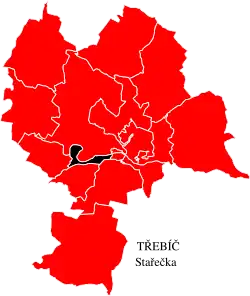 Stařečka na mapě