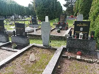 Další náhrobky v muslimské části