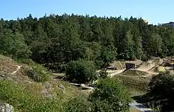 Pohled na park Hájek