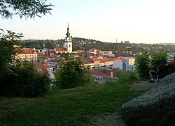 Třebíč v Třebíčské kotlině
