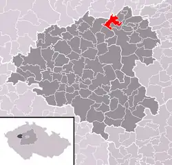 Třeboc na mapě