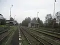 Keblovské zhlaví stanice Trhový Štěpánov