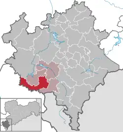 Triebel na mapě