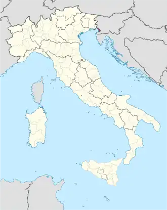 Provincie Terst na mapě Itálie
