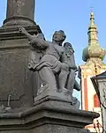 Detail sochy anděla