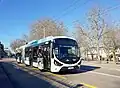 Kloubový trolejbus IVECO Crealis Neo 18M s elektrickou výzbrojí ŠKODA ve francouzském Limoges