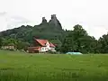Pohled od Tachova na Trosky