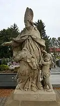 Socha sv. Amanda v Troubkách
