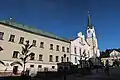 Stará radnice pohledem z Horské ulice