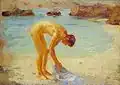 Figure study for "Aquamarine" (1928)