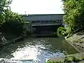 Tunel Botiče pod východní větví nádraží.