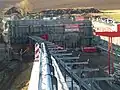 Východní portál tunelu Ejpovice, v době výstavby