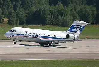 První prototyp Tu-334 (RA-94001)