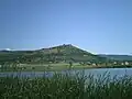 Turňanský hrad, pohled od rybníka