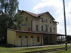 Nádraží v Týně nad Vltavou