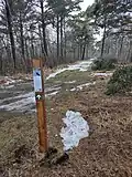 Informační panel na stezce