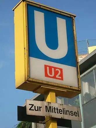 Znak linky U2
