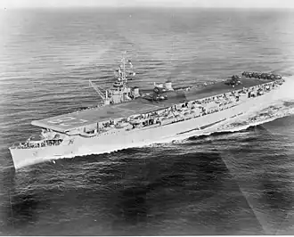 USS Cabot na přelomu 40. a 50. let
