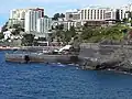 Zbytky uhelného mola na Lido ve Funchalu.