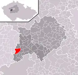 Újezd na mapě