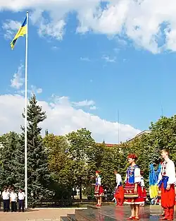 Oslavy dne nezávislosti v Luhansku v roce 2013