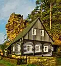 Podstávkový dům - přiklad místní německé lidové architektury