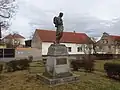 Sokl Pomníku padlým v 1. světové válce v Unhošti