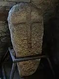 Unhošť - smírčí kámen z Červeného Újezda uložený v Melicharově vlastivědném muzeu (1).jpg