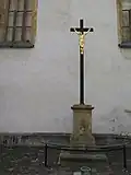 Uničov, železný krucifix.JPG
