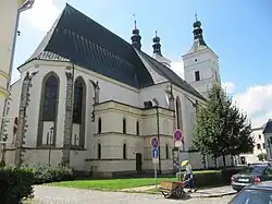 Opěrný systém kostela v Uničově
