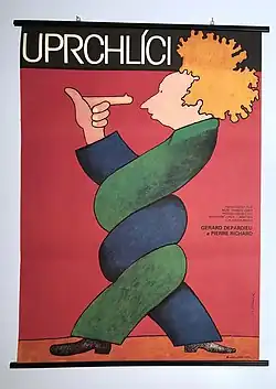 Uprchlíci - plakát, Jan Sarkandr Tománek