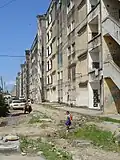 Bytové domy ve čtvrti Ng'ambo