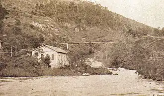 Vodní elektrárna Marmelos v roce 1903
