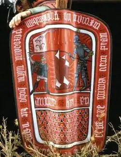 Model husitské pavézy (Národní muzeum v Praze)