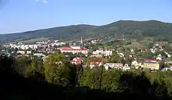 Pohled na Ustrzyki Dolne