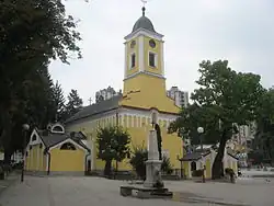 Pohled na kostel