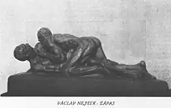 Zápas, repro: Zlatá Praha 1923