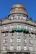 Detail průčelí