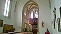 Vítězný oblouk oddělující presbyterium