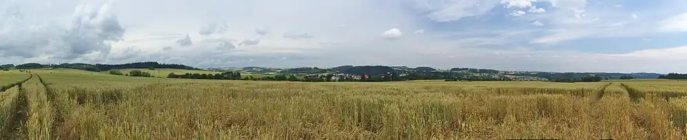 Výhled na Konici a okolí od západu