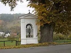 Výklenková kaplička v Novém Studenci