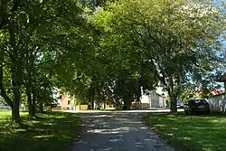 náves ve Větrově