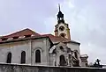 Pohled na kostel od jihu