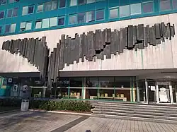 exteriérová část nad rektorátem VŠB - Technické univerzity Ostrava