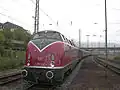 V 200 033 vjíždí do Heidelbergu